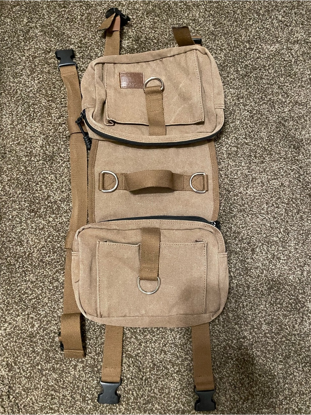 Dog backpack, saddle, bag Canvas by OneTigriss